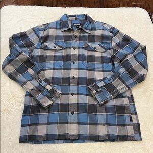 Patagonia Plaid Flannel Shirt Organic Cotton Men’s M
